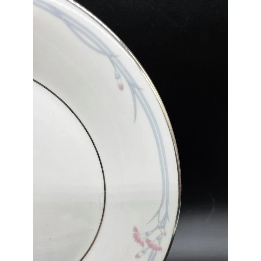 Set/6 Vintage Royal Doulton Carnation Salad Dessert Plate Floral Flower 8.25